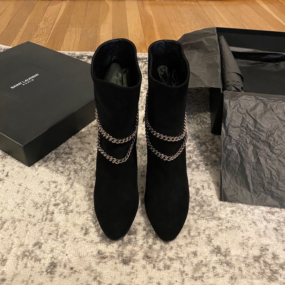 Debbie Double Chain Ankle Boots